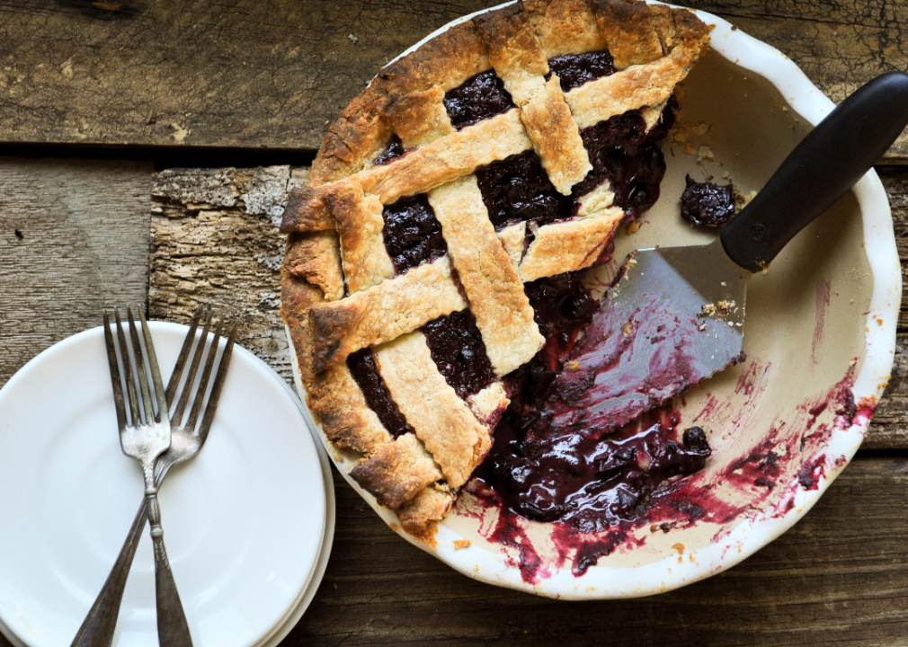Idaho: Huckleberry pie